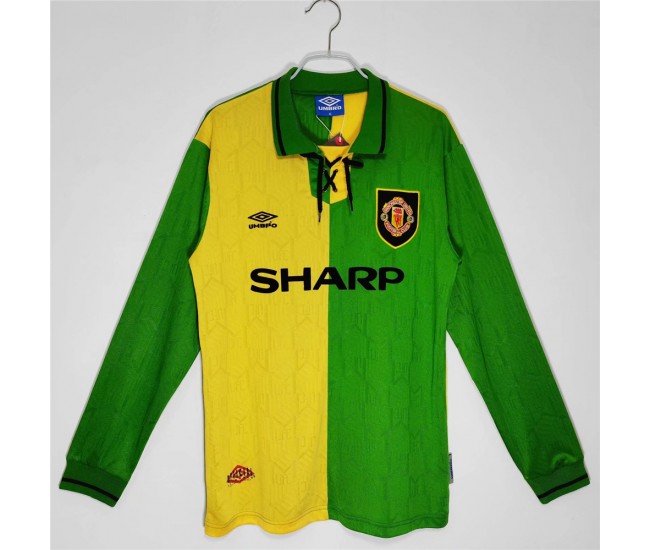 Manchester United FC Long Sleeve Third Retro Jersey 1992
