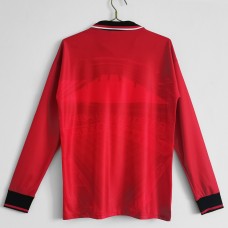 Manchester United FC Long Sleeve Home Retro Soccer Jersey 1994