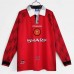 Manchester United FC Long Sleeve Home Retro Soccer Jersey 1996