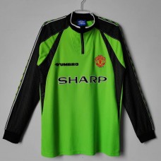 Manchester United FC Long Sleeve Goalkeeper Retro Soccer Jersey 1998