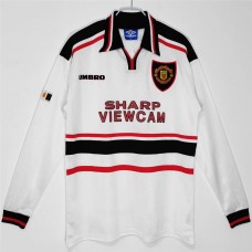 Manchester United FC Long Sleeve Away Retro Soccer Jersey 1998