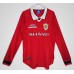 Manchester United FC Long Sleeve Home Retro Soccer Jersey 1999