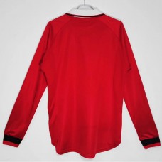 Manchester United FC Long Sleeve Home Retro Soccer Jersey 1999