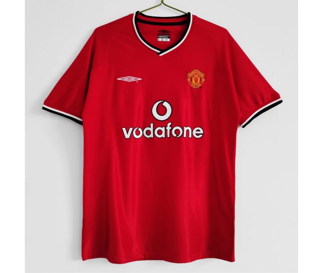 Manchester United FC Home Retro Soccer Jersey 2000