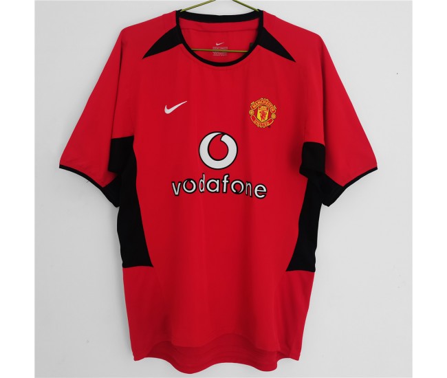 Manchester United FC Home Retro Soccer Jersey 2002
