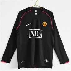 Manchester United FC Long Sleeve Away Retro Soccer Jersey 2007