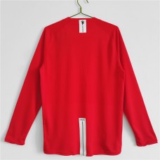 Manchester United FC Euro Long Sleeve Home Retro Jersey 2007