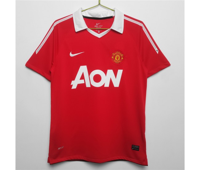 Manchester United FC Home Retro Soccer Jersey 2010