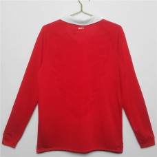 Manchester United FC Long Sleeve Home Retro Soccer Jersey 2010