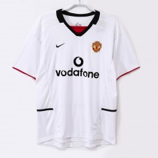 Manchester United FC Men Away Retro Soccer Jersey 2002 Manchester United FC Men Away Retro Soccer Jersey 2002