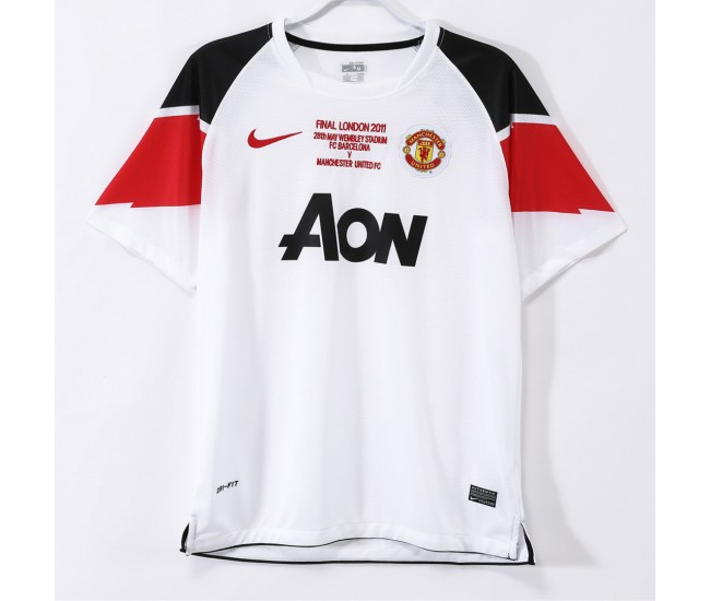 Manchester United FC Men Away Retro Soccer Jersey 2010 Manchester United FC Men Away Retro Soccer Jersey 2010