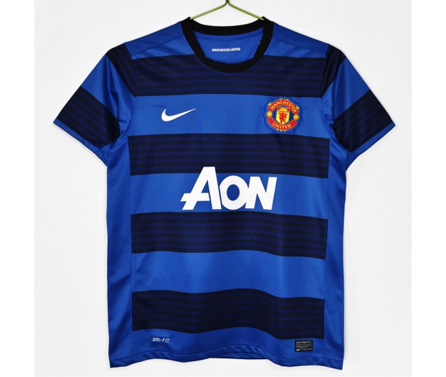 Manchester United FC Men Away Retro Soccer Jersey 2011 Manchester United FC Men Away Retro Soccer Jersey 2011