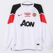 Manchester United FC Men Away Long Sleeve Retro Soccer Jersey 2010