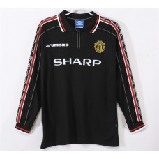 Manchester United FC Men Commemorative Edition Long Sleeve Retro Soccer Jersey 1998 Manchester United FC Men Commemorative Edition Long Sleeve Retro Soccer Jersey 1998