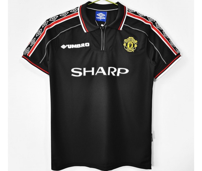 Manchester United FC Men Commemorative Edition Retro Soccer Jersey 1998 Manchester United FC Men Commemorative Edition Retro Soccer Jersey 1998