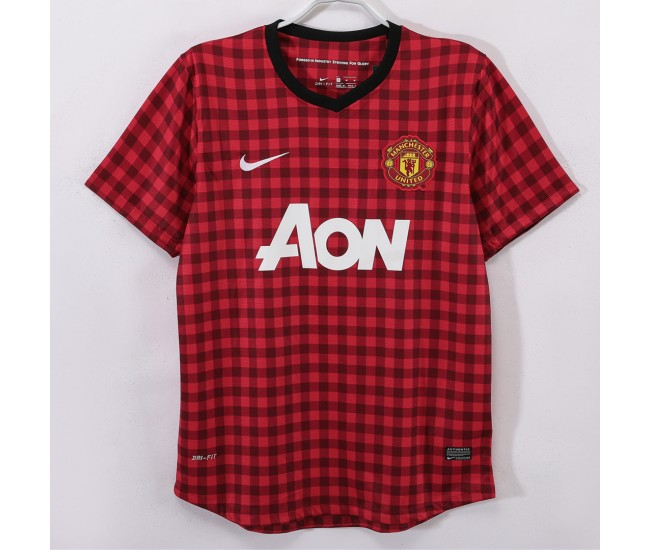 Manchester United FC Men Home Retro Soccer Jersey 2012 Manchester United FC Men Home Retro Soccer Jersey 2012