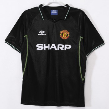 Manchester United FC Men Third Retro Soccer Jersey 1998 Manchester United FC Men Third Retro Soccer Jersey 1998