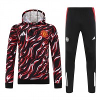 Manchester United FC Men's Pre Match Training Hooded Sweat Soccer Tracksuit 2025-26