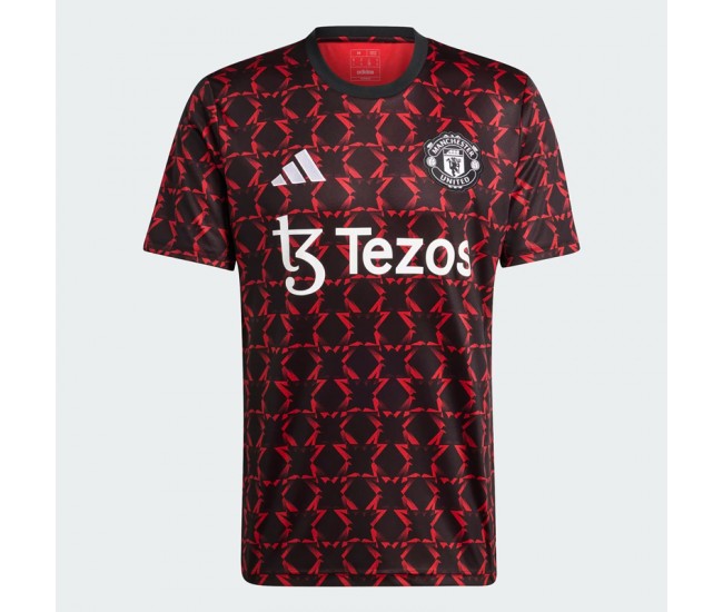 Manchester United Adult Pre Match Soccer Jersey 2025