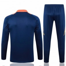 Manchester United FC Mens Navy Training Technical Soccer Tracksuit 2024