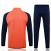Manchester United Mens Orange Training Presentation Soccer Tracksuit 2024