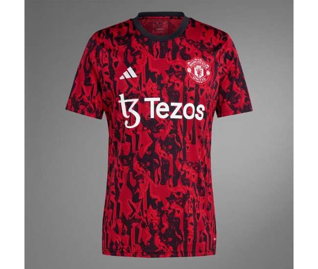 Manchester United Adult Pre Match Soccer Jersey 2023