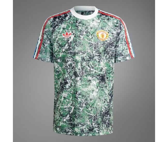 Manchester United Mens Stone Roses Originals Icon Soccer Jersey 2024
