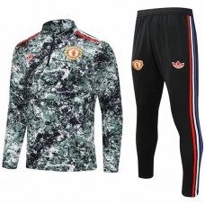 Manchester United Mens Stone Roses Training Technical Soccer Tracksuit 2024