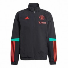 Manchester United Men Training Presentation Soccer Jacket Black 2023