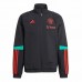Manchester United Men Training Presentation Soccer Jacket Black 2023