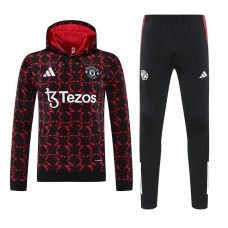 Manchester United FC Men's Pre Match Training Hooded Sweat Soccer Tracksuit 2024-25