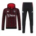 Manchester United FC Men's Pre Match Training Hooded Sweat Soccer Tracksuit 2024-25