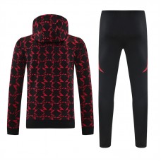 Manchester United FC Men's Pre Match Training Hooded Sweat Soccer Tracksuit 2024-25