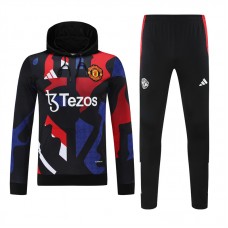 Manchester United FC Men's Training Hooded Sweat Soccer Tracksuit 2024-25