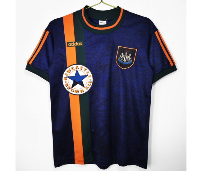 Newcastle United Men Away Retro Soccer Jersey 1997