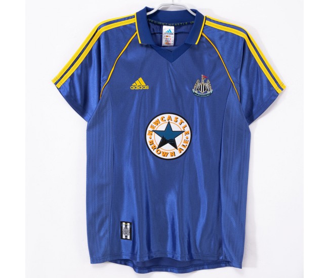 Newcastle United Men Away Retro Soccer Jersey 1998
