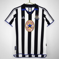 Newcastle United Men Home Retro Soccer Jersey 1999