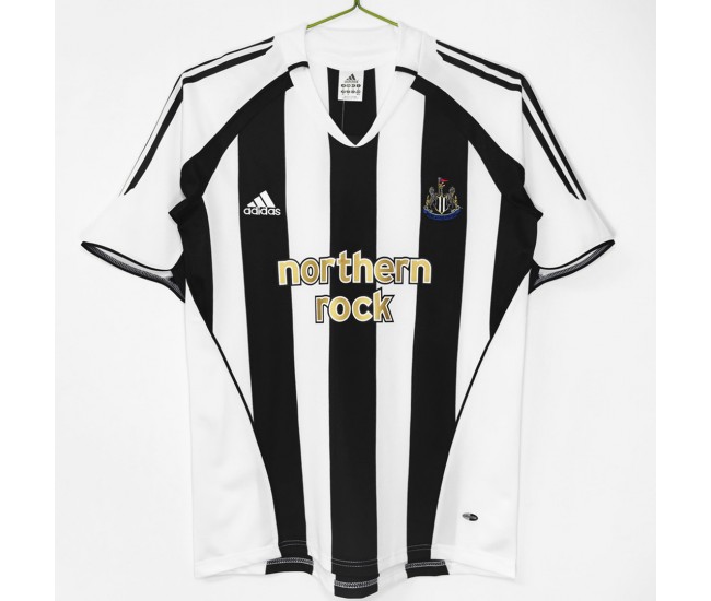 Newcastle United Men Home Retro Soccer Jersey 2005