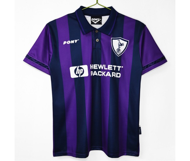Tottenham Hotspur FC Men Away Retro Soccer Jersey 1995 Tottenham Hotspur FC Men Away Retro Soccer Jersey 1995