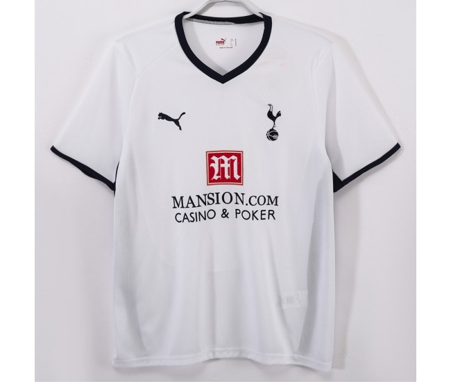 Tottenham Hotspur FC Men Home Retro Soccer Jersey 2008 Tottenham Hotspur FC Men Home Retro Soccer Jersey 2008