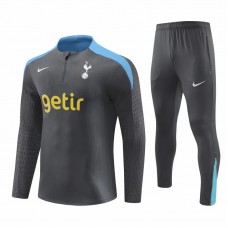 Tottenham Hotspur Mens Grey Training Technical Soccer Tracksuit 2024