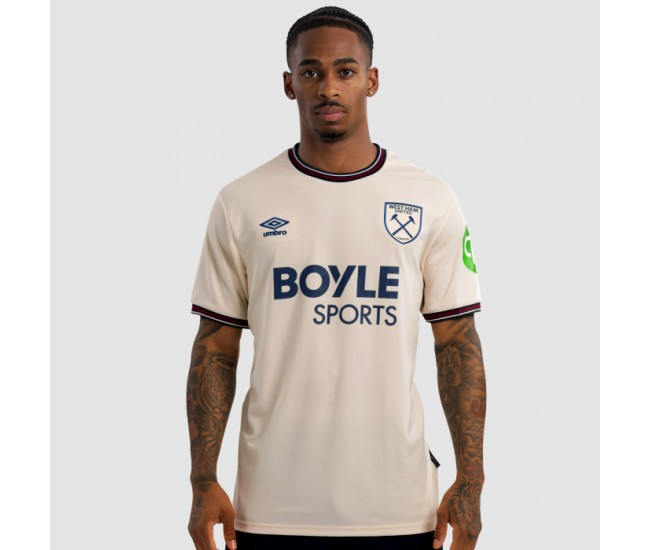 West Ham United Mens Away Soccer Jersey 2025