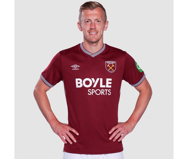 West Ham United Mens Home Soccer Jersey 2025