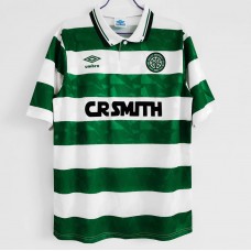 Celtic Glasgow Home Retro Soccer Jersey 1989