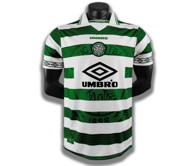 Celtic Glasgow Home Retro Soccer Jersey 1998