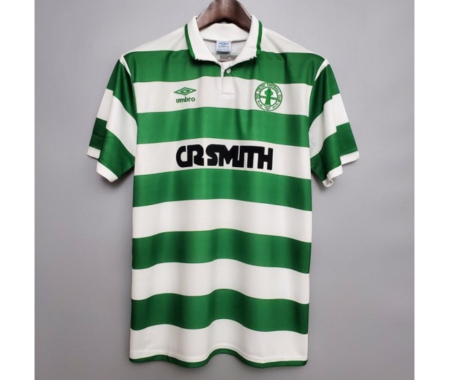 Celtic Glasgow Home Retro Soccer Jersey 1987