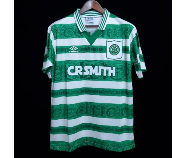 Celtic Glasgow Home Retro Soccer Jersey 1995
