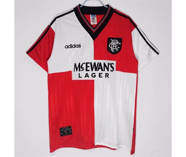 Rangers FC Away Retro Soccer Jersey 1995