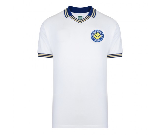 Leeds United Men's Home Retro Soccer Jersey 1978