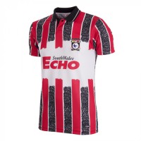 Cardiff City Mens Away Retro Soccer Jersey 1993